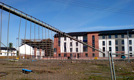 New housing, Oatlands, Glasgow. May 2008.