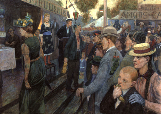 Hans Baluschek, Alte Hasenheide, 1895