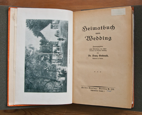 Frontispiece  to Heimatbuch vom Wedding,