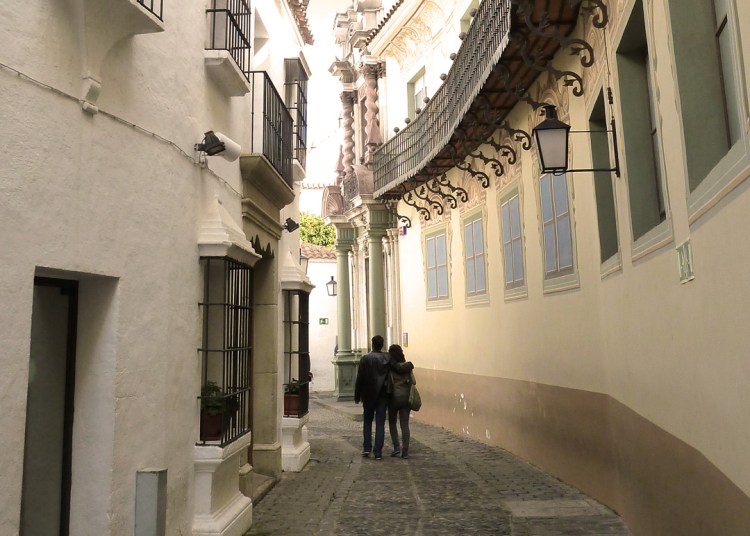 A quiet space in the Poble Espanyol