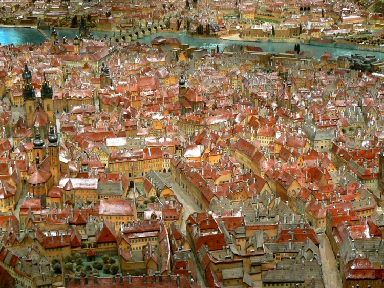 Antonín Langweil's model of Prague (1826-1837).