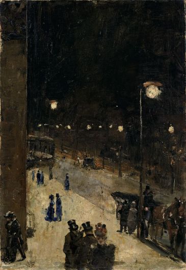 lesser_ury_berliner_strac39fe_bei_nacht_1889