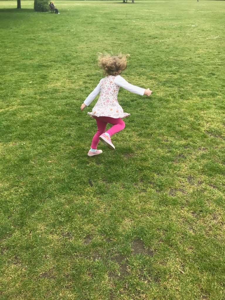 Dancing, Warren Avenue Playing Fields, Bromley, May 2020