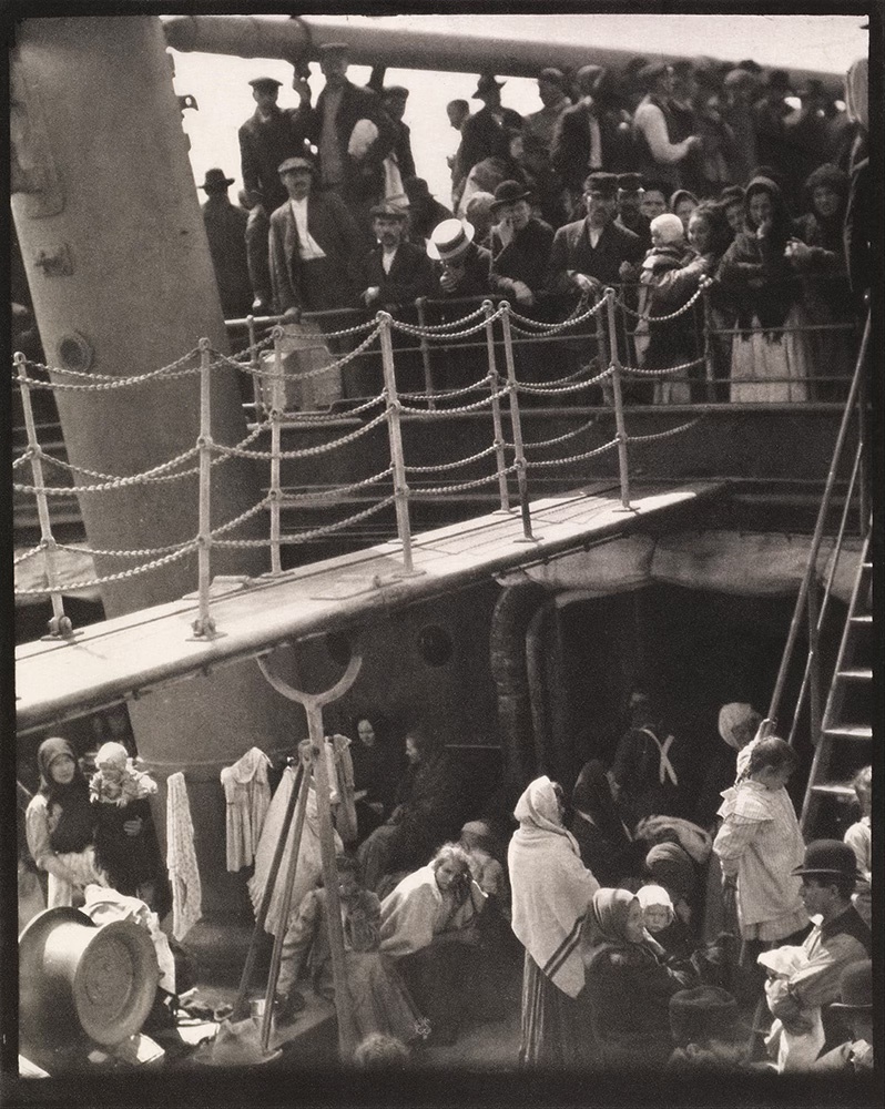 Photograph by Alfred Stieglitz, showing passengers in steerage in 1907